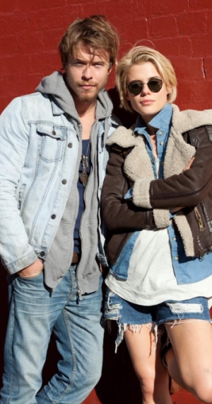 Bonds: Ambassadors Rachael Taylor and Todd Lasance.